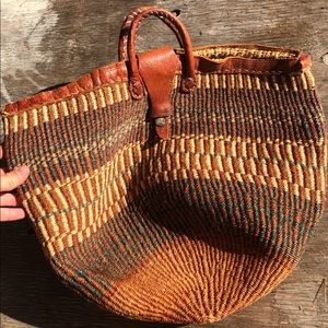 Vintage Woven Straw Wicker Bag